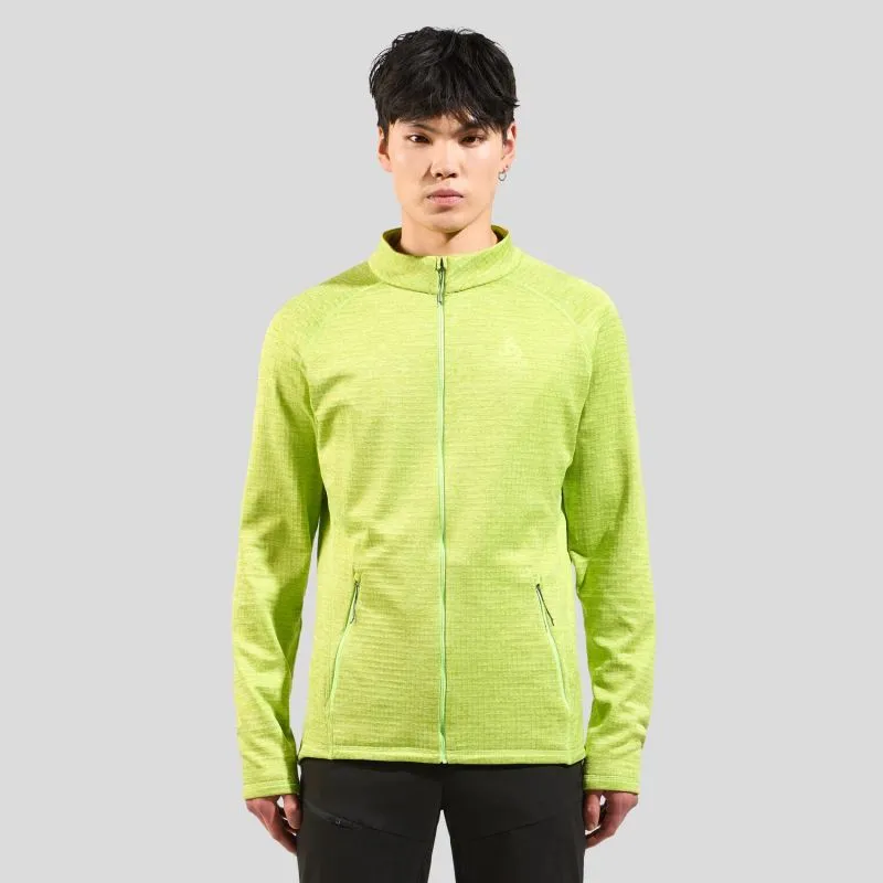 Odlo MID LAYER FULL ZIP TENCIA (sharp green melange)