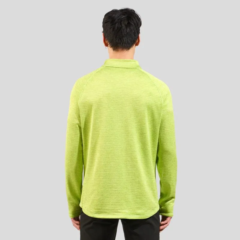 Odlo MID LAYER FULL ZIP TENCIA (sharp green melange)