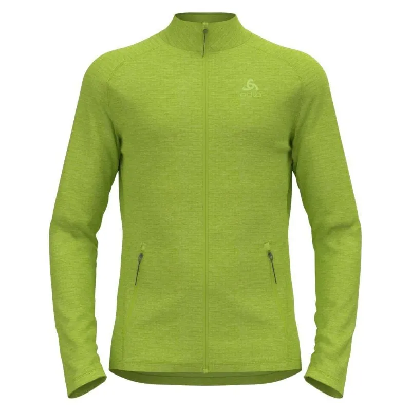 Odlo MID LAYER FULL ZIP TENCIA (sharp green melange)