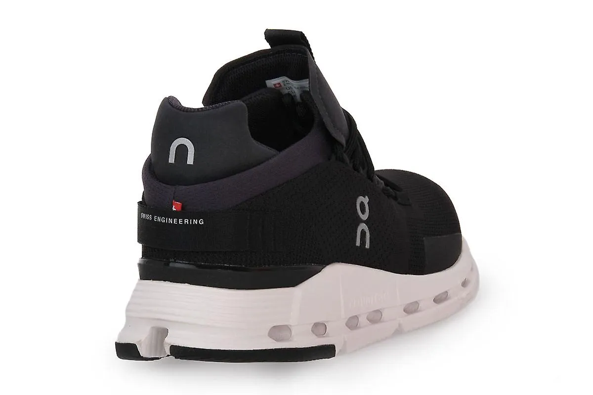 On cloudnova black sneakers moda
