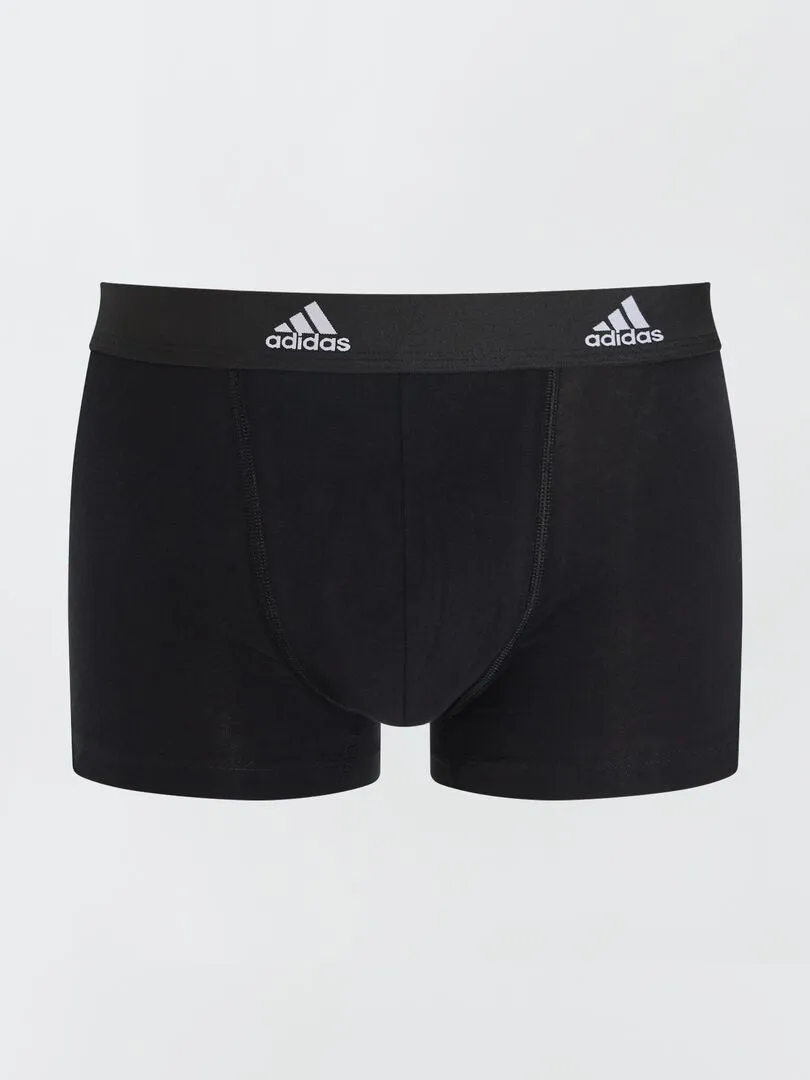PACK DE 3 BóXERS 'ADIDAS'  NEGRO