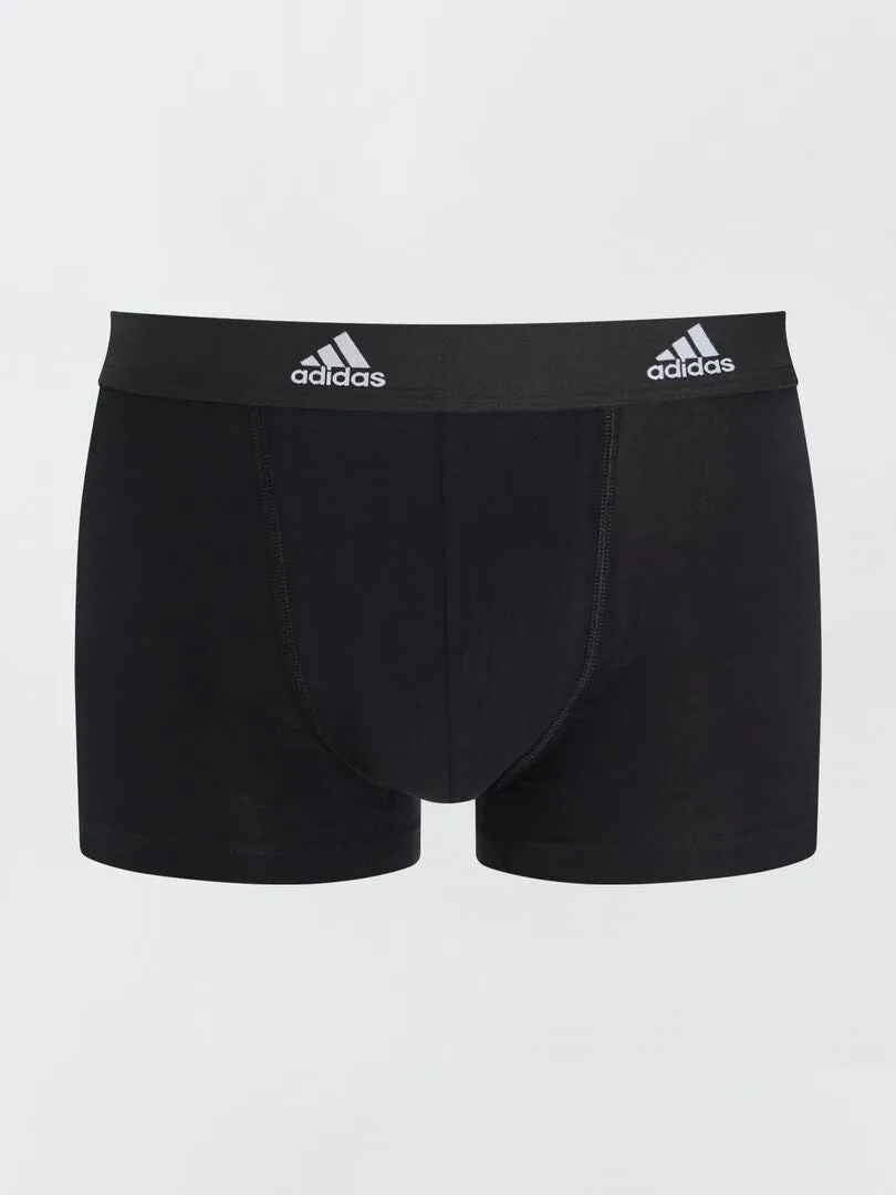 PACK DE 3 BóXERS 'ADIDAS'  NEGRO