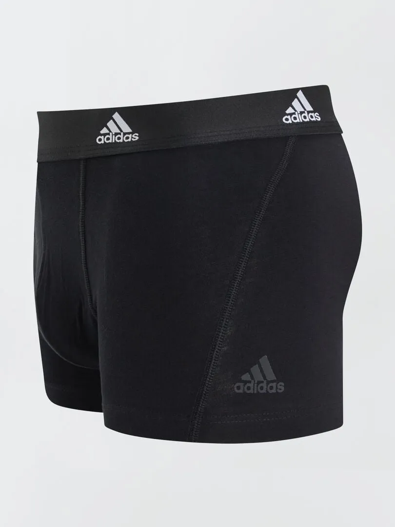 PACK DE 3 BóXERS 'ADIDAS'  NEGRO