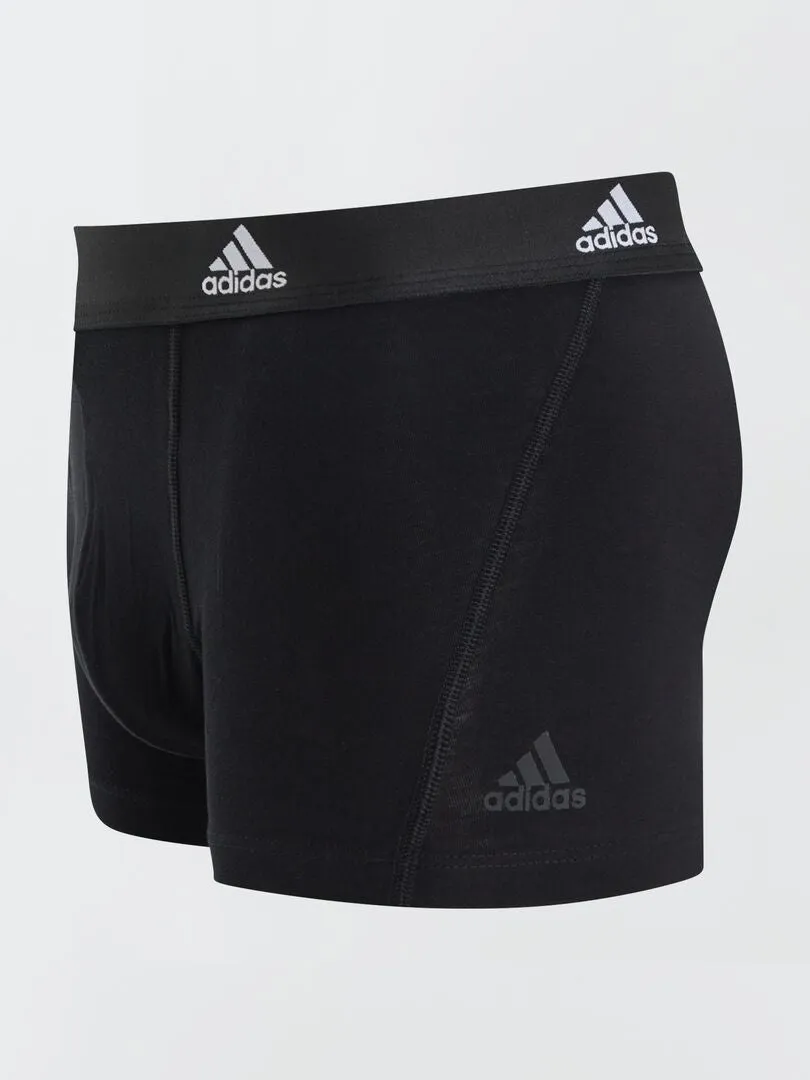 PACK DE 3 BóXERS 'ADIDAS'  NEGRO