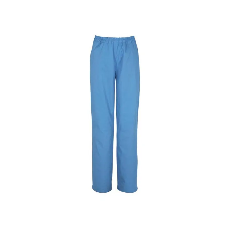 PANTALON LABORAL CINTURA ELáSTICA CELESTE  SAGER