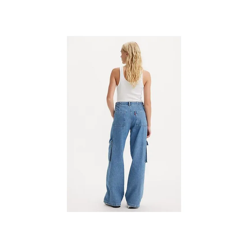 Pantalon Levis Baggy Cargos Para Mujer