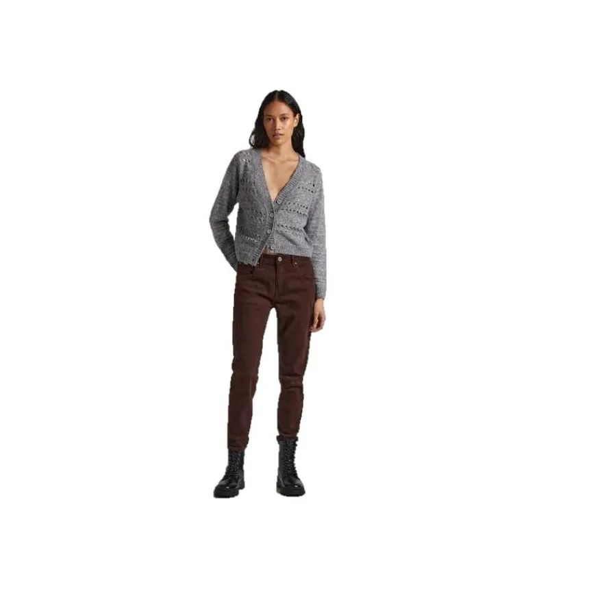 Pantalon Pepe Jeans Violet Fit Relaxed Para Mujer
