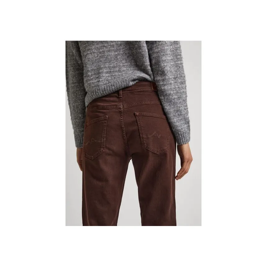 Pantalon Pepe Jeans Violet Fit Relaxed Para Mujer