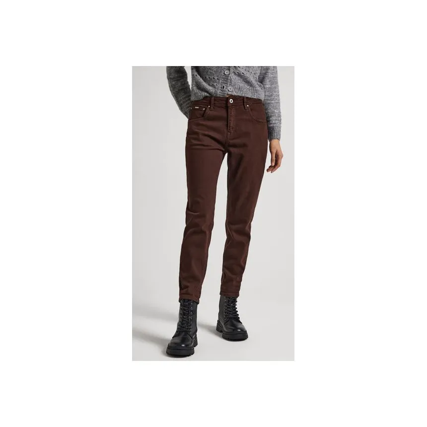 Pantalon Pepe Jeans Violet Fit Relaxed Para Mujer
