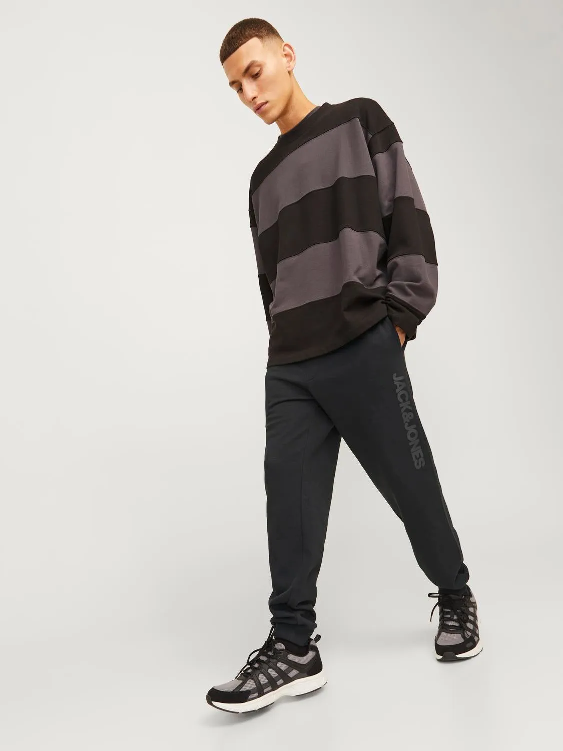 Pantalones de chándal Corte regular | Negro | Jack & Jones®