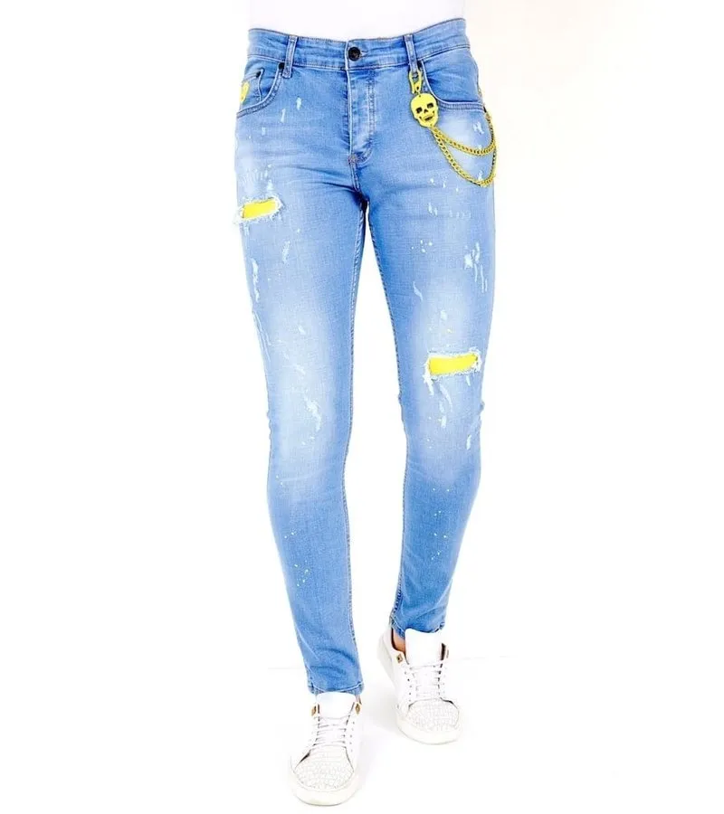 PANTALONES ROTOS HOMBRE  1024  BLAUW