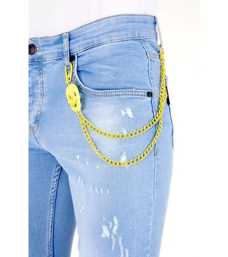 PANTALONES ROTOS HOMBRE  1024  BLAUW