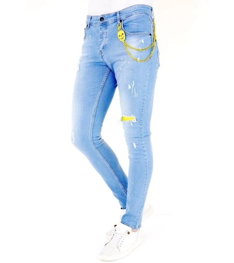 PANTALONES ROTOS HOMBRE  1024  BLAUW