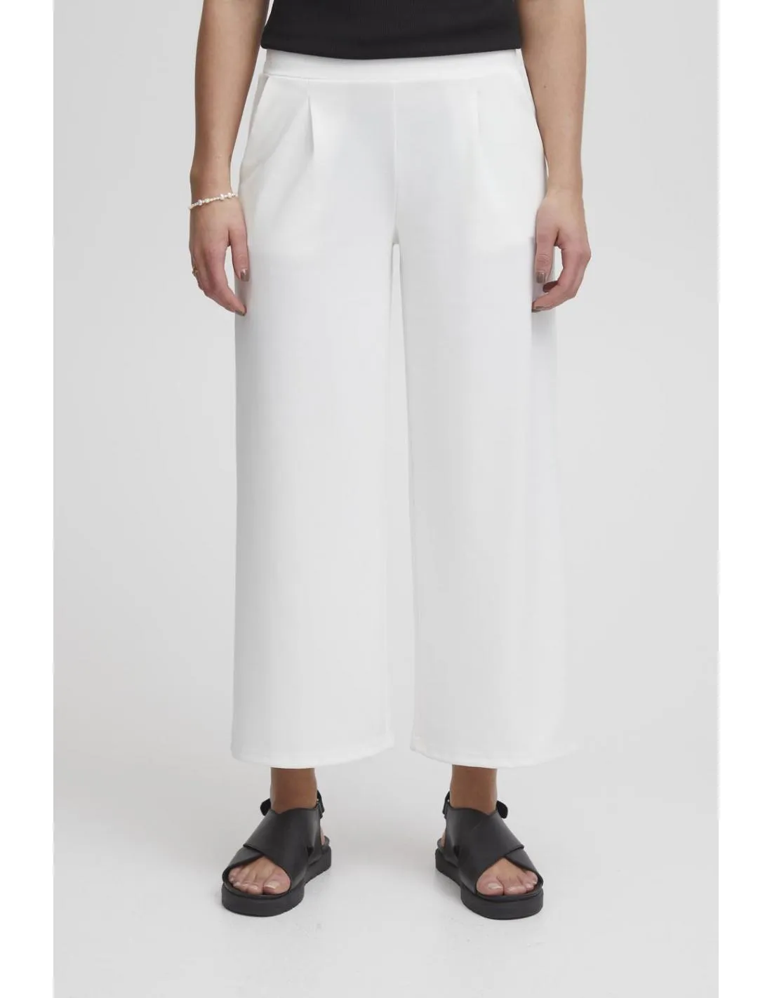 PANTALÓN HOLGADO BLANCO ICHI KATE