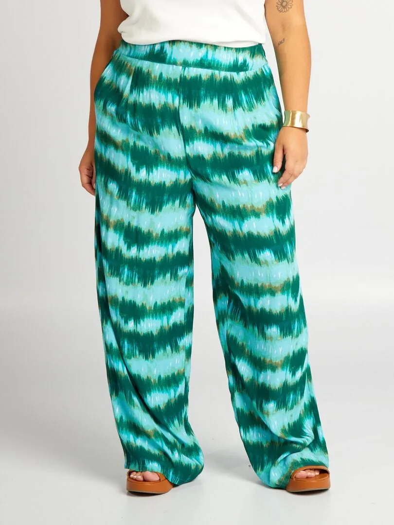 PANTALóN ANCHO  VERDE