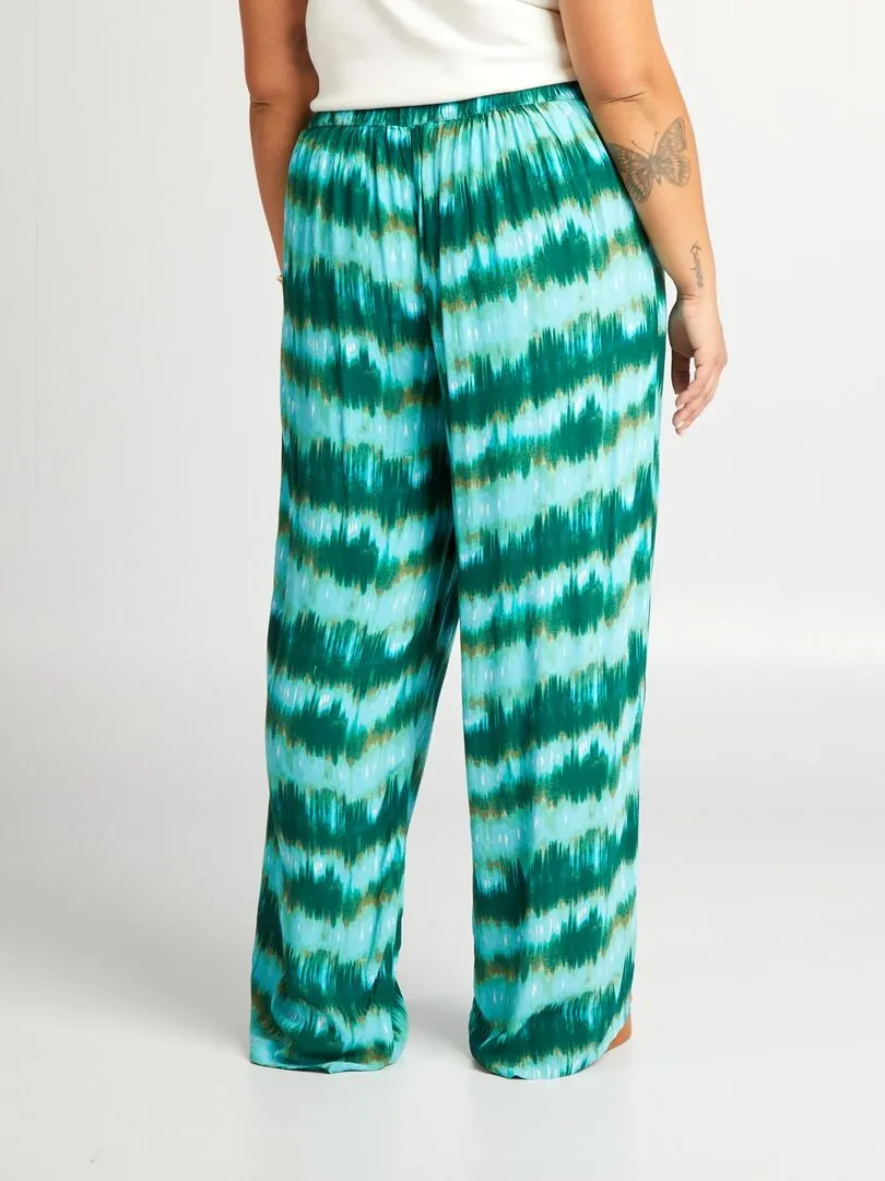 PANTALóN ANCHO  VERDE