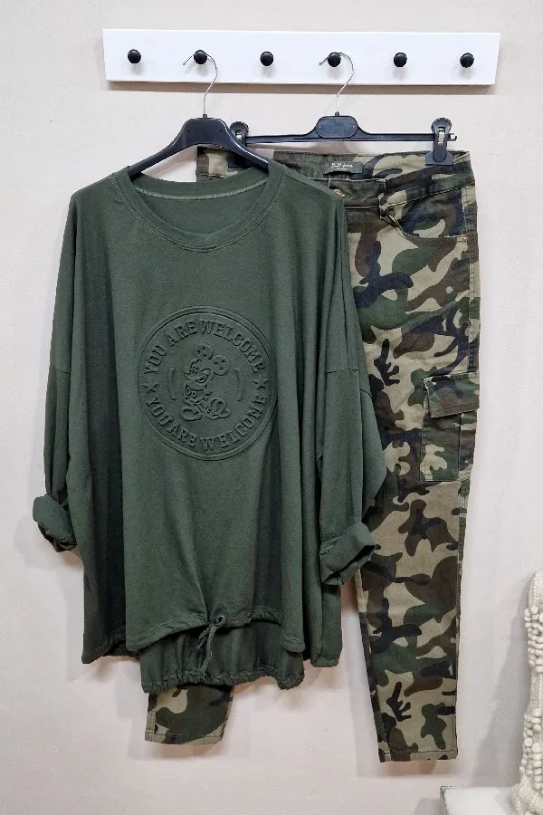 Pantalón Camuflaje Bolsillos