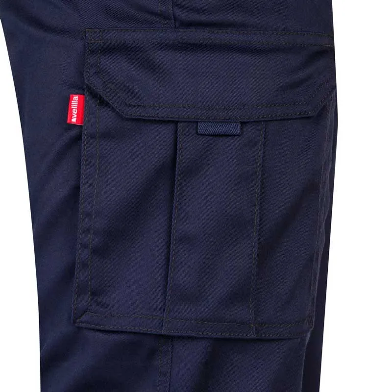 PANTALóN DE TRABAJO STRETCH MULTIBOLSILLOS AZUL NAVY  VELILLA 103002S