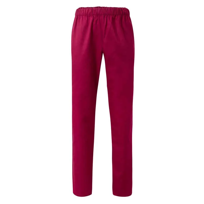 PANTALóN PIJAMA LABORAL CON GOMA BURDEOS  VELILLA