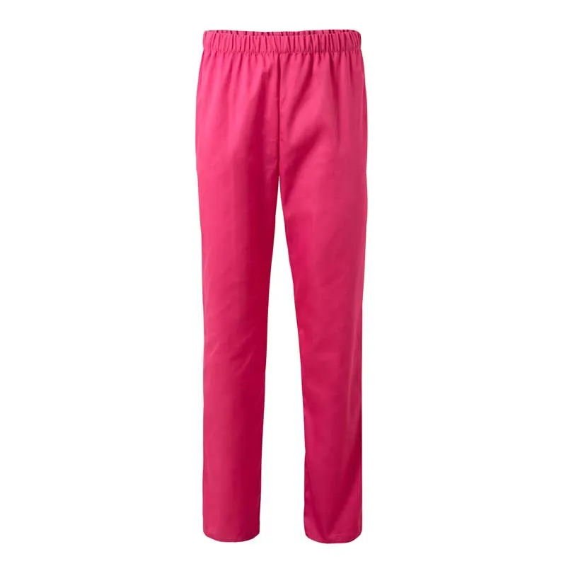 PANTALóN PIJAMA LABORAL CON GOMA FUCSIA  VELILLA
