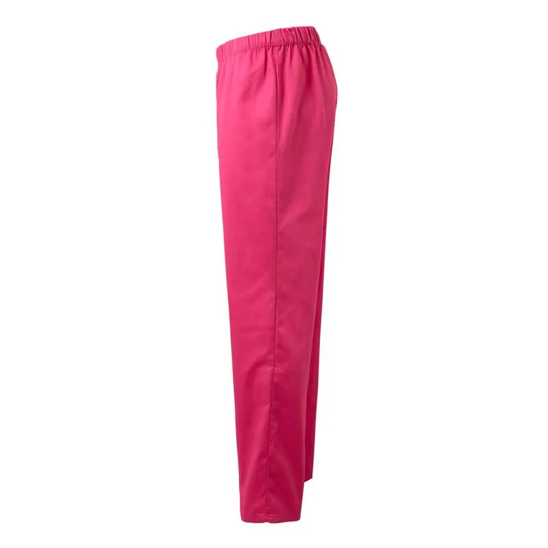 PANTALóN PIJAMA LABORAL CON GOMA FUCSIA  VELILLA