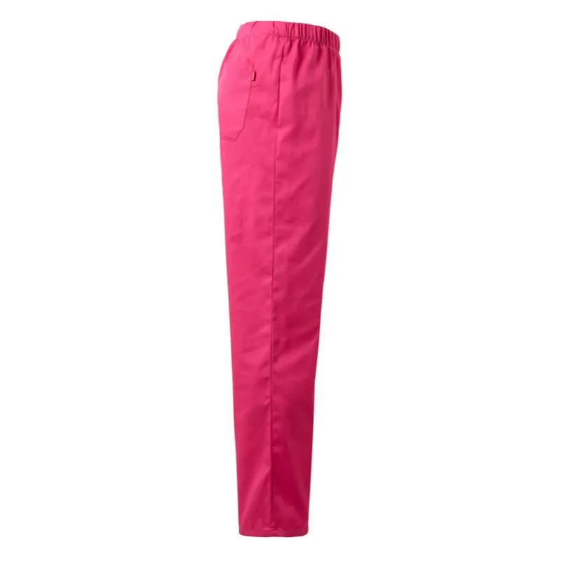 PANTALóN PIJAMA LABORAL CON GOMA FUCSIA  VELILLA