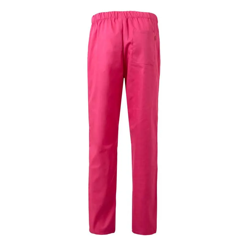 PANTALóN PIJAMA LABORAL CON GOMA FUCSIA  VELILLA