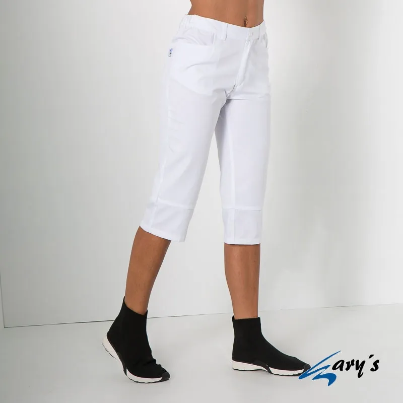 PANTALóN PIRATA DE MUJER BLANCO  GARY'S