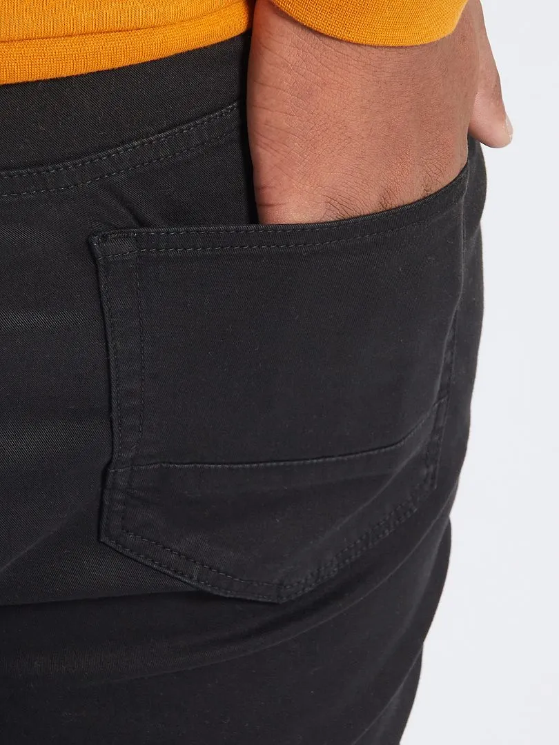 PANTALóN SLIM L30  NEGRO