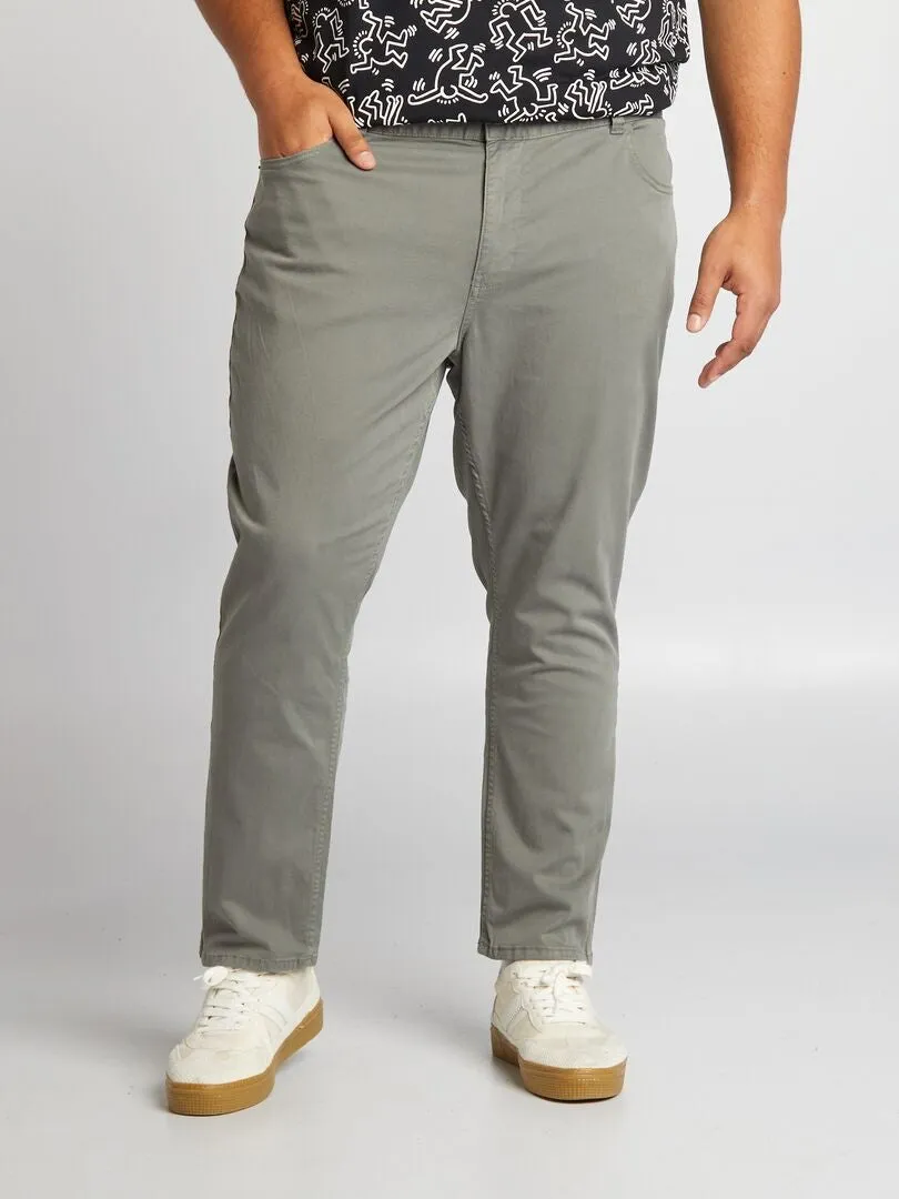 PANTALóN SLIM L30  VERDE