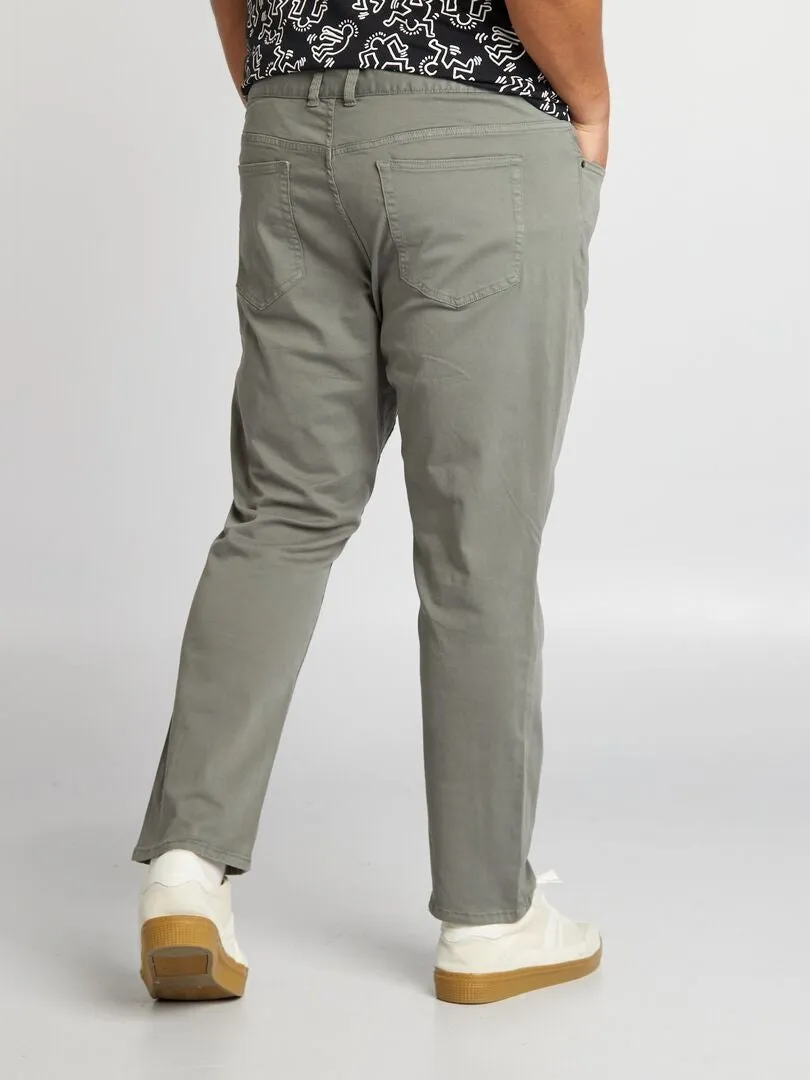 PANTALóN SLIM L30  VERDE