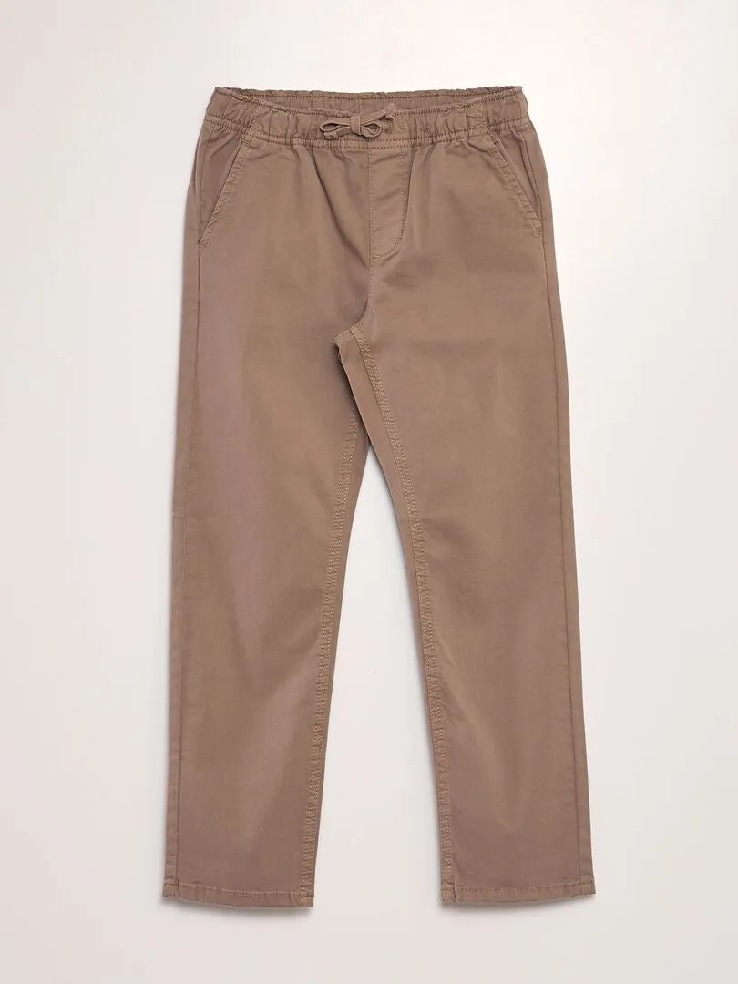 PANTALóN TIPO 'JOGGER'  BEIGE