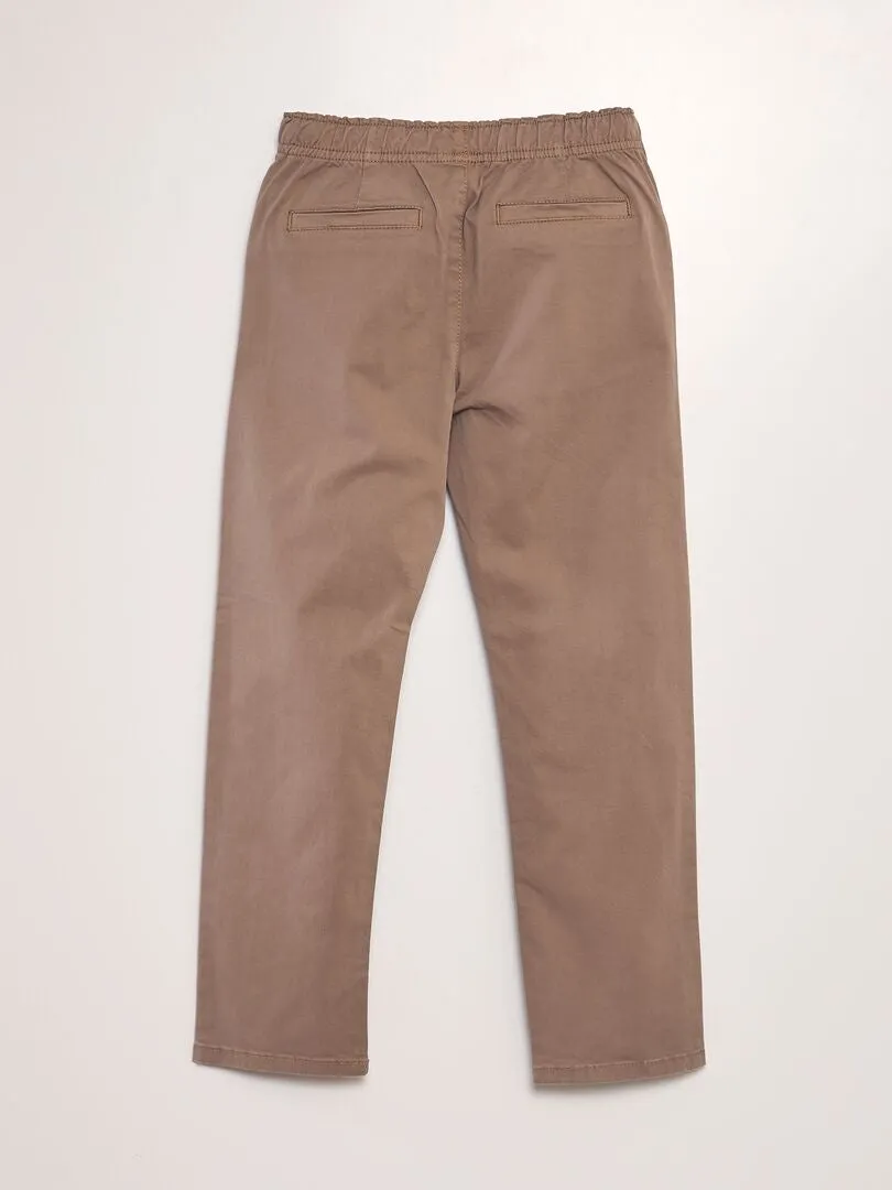 PANTALóN TIPO 'JOGGER'  BEIGE