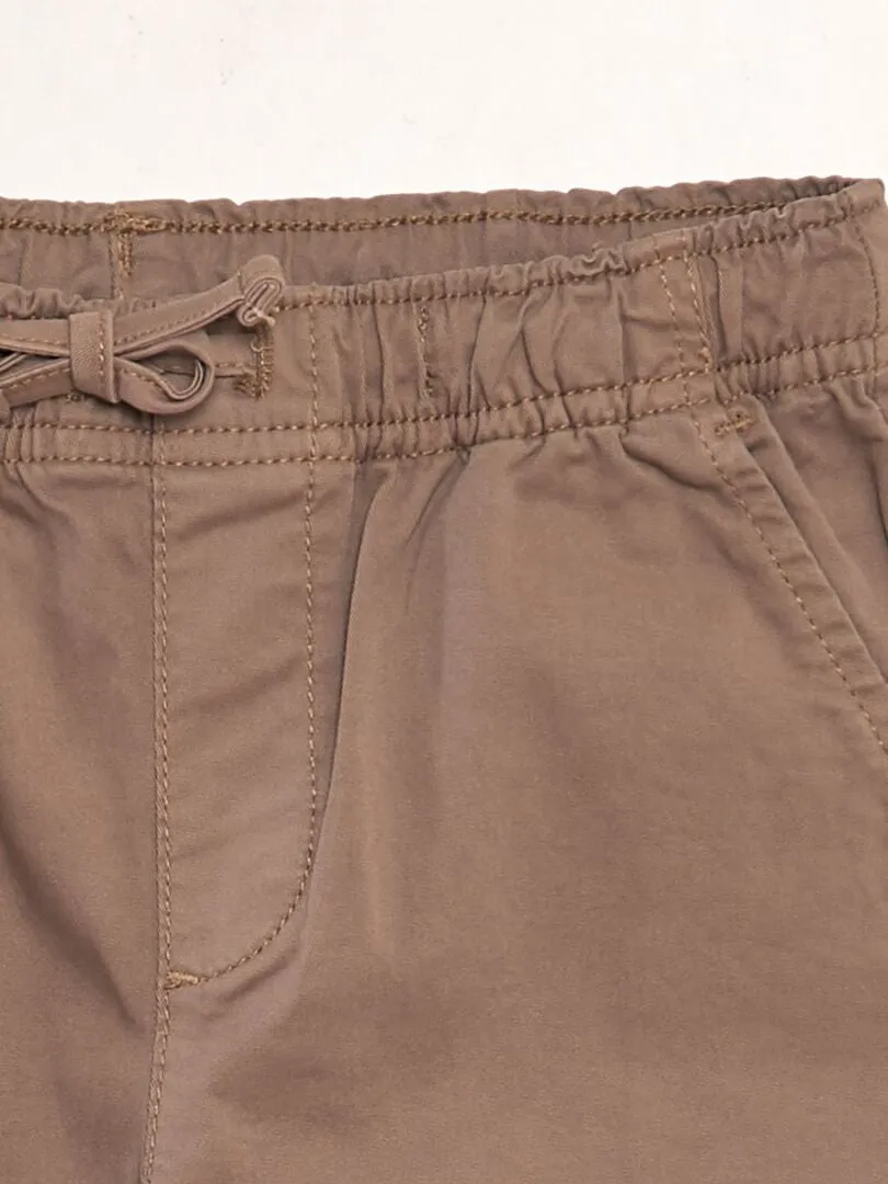 PANTALóN TIPO 'JOGGER'  BEIGE