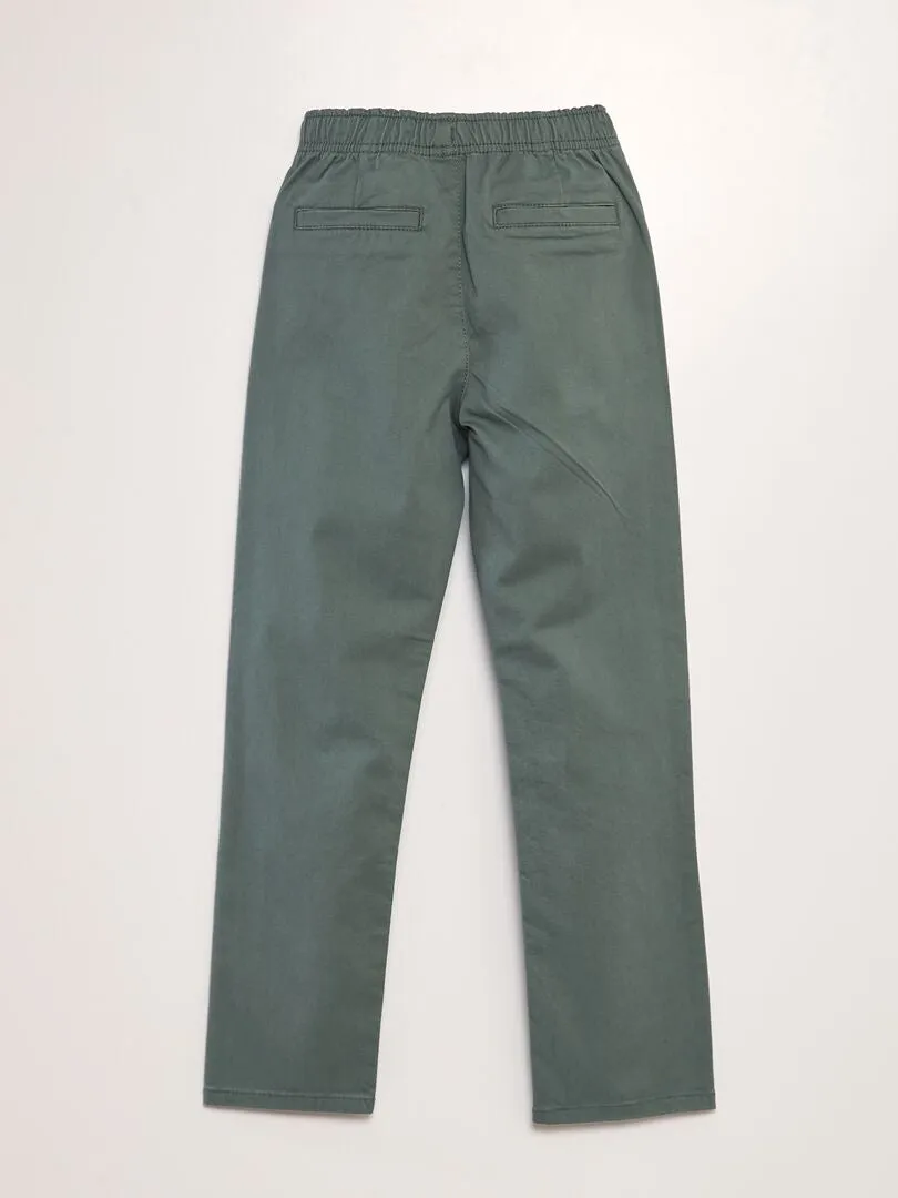 PANTALóN TIPO 'JOGGER'  VERDE