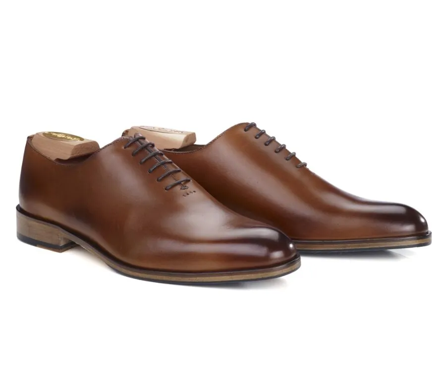 PATINA GOLD OXFORD SHOES  RUBBER PAD  PETER PATIN