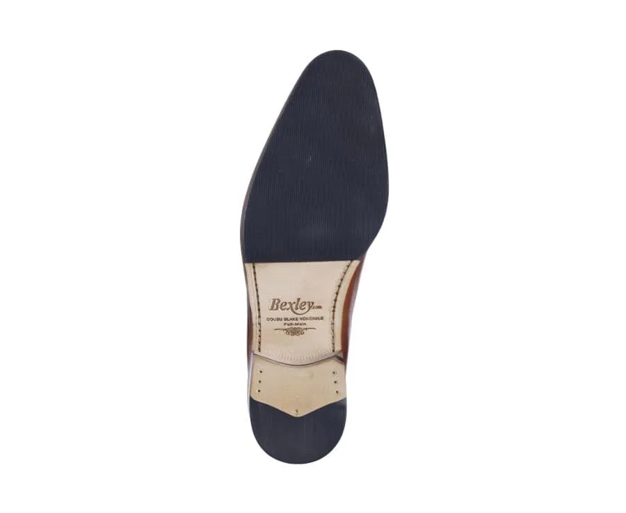 PATINA GOLD OXFORD SHOES  RUBBER PAD  PETER PATIN