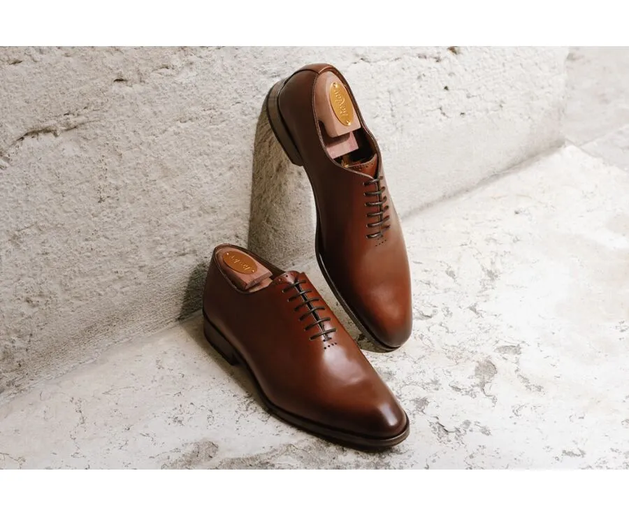 PATINA GOLD OXFORD SHOES  RUBBER PAD  PETER PATIN
