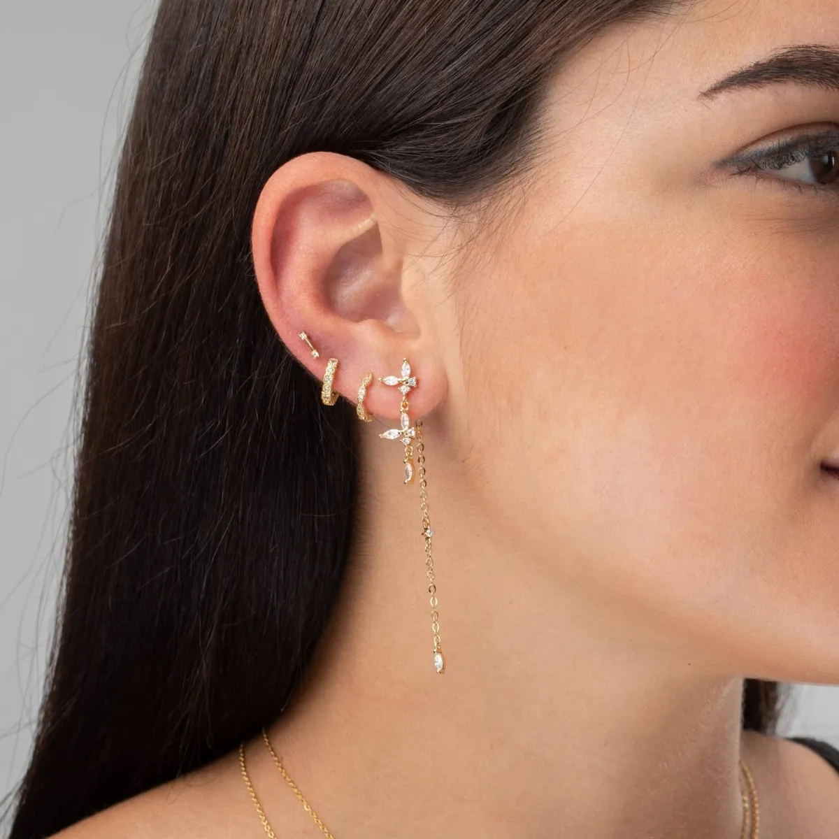Pendientes Mariposa Cadena