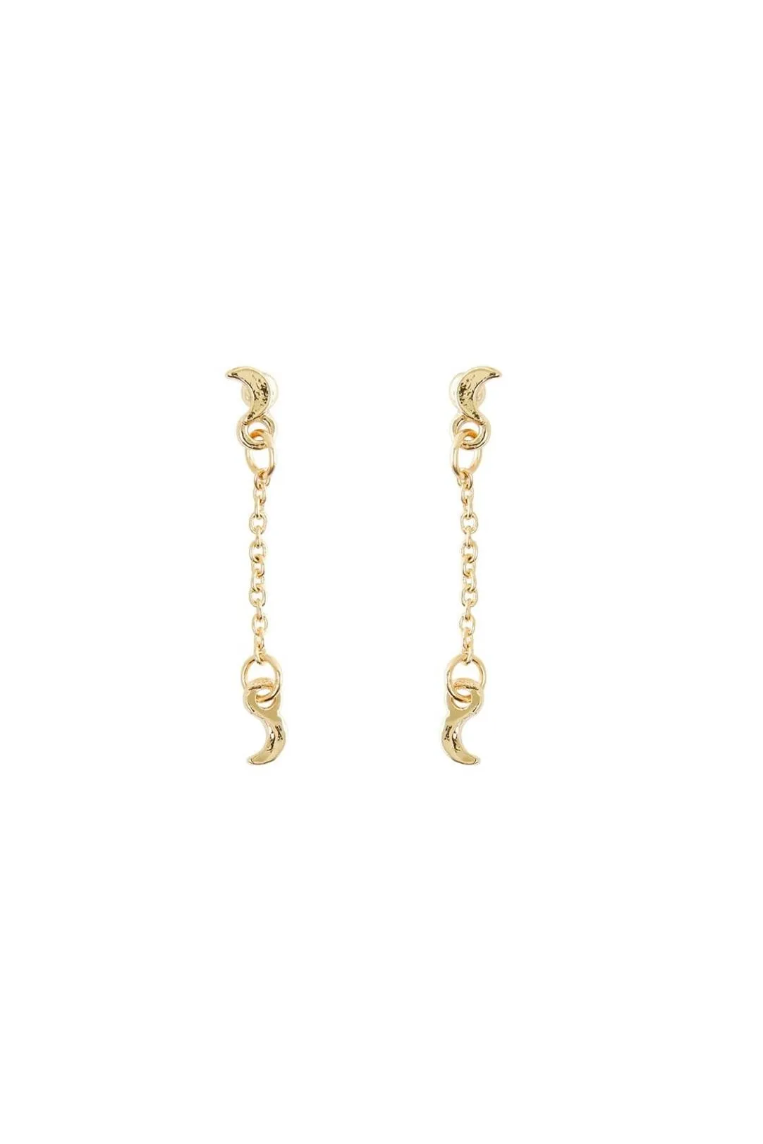 Pendientes Pctuniversa luna dorada