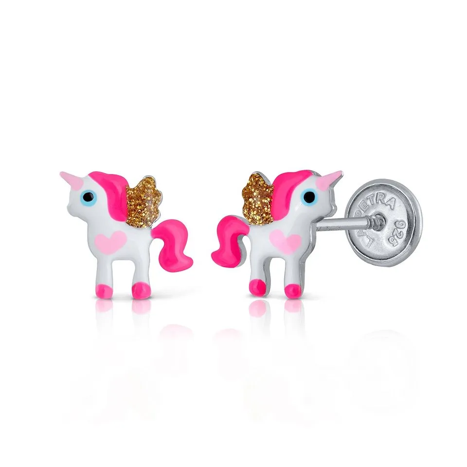 Pendientes Petrasu Alado Fucsia