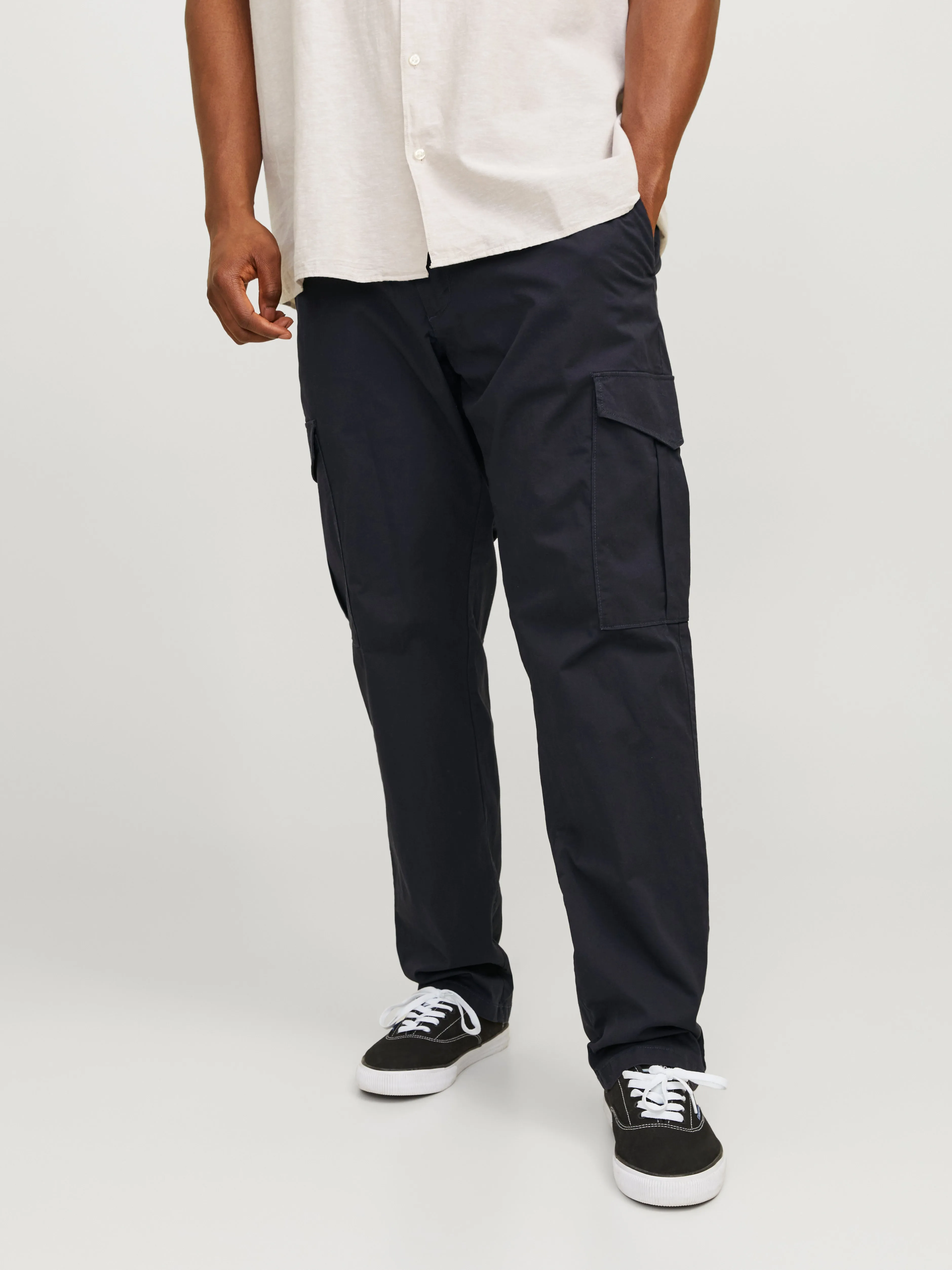 Plus Pantalones cargo Corte cargo | Azul oscuro | Jack & Jones®