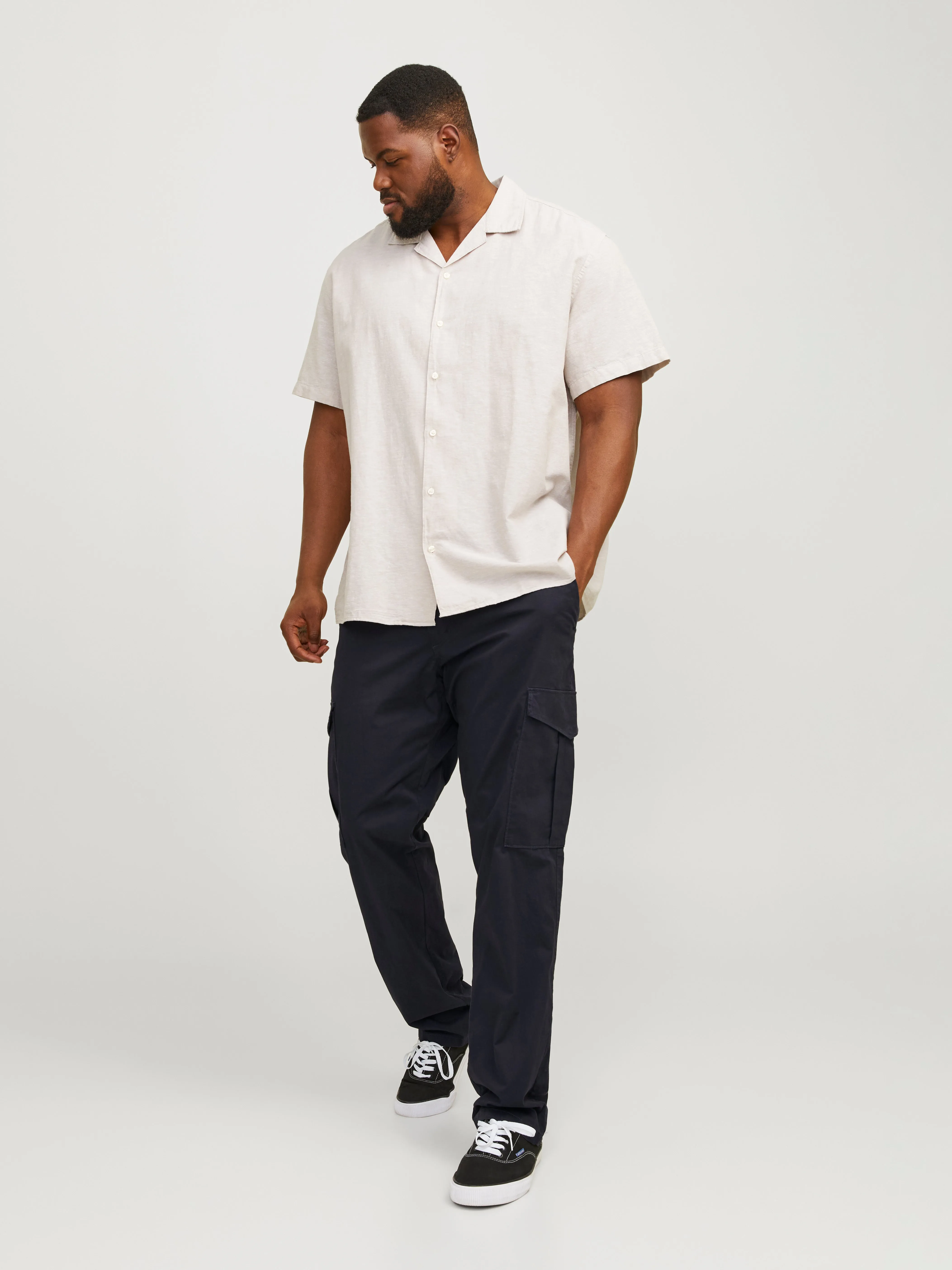 Plus Pantalones cargo Corte cargo | Azul oscuro | Jack & Jones®