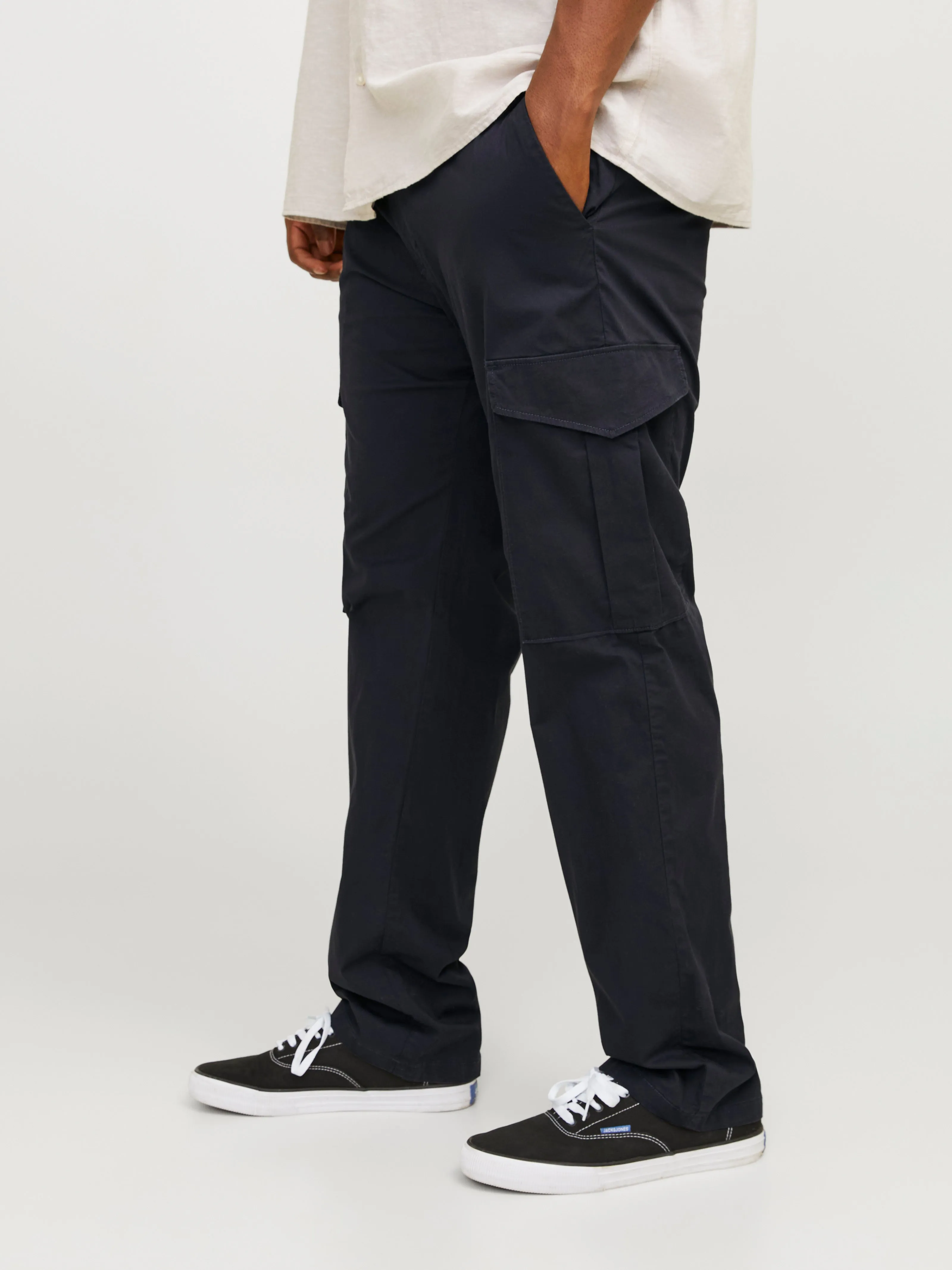 Plus Pantalones cargo Corte cargo | Azul oscuro | Jack & Jones®