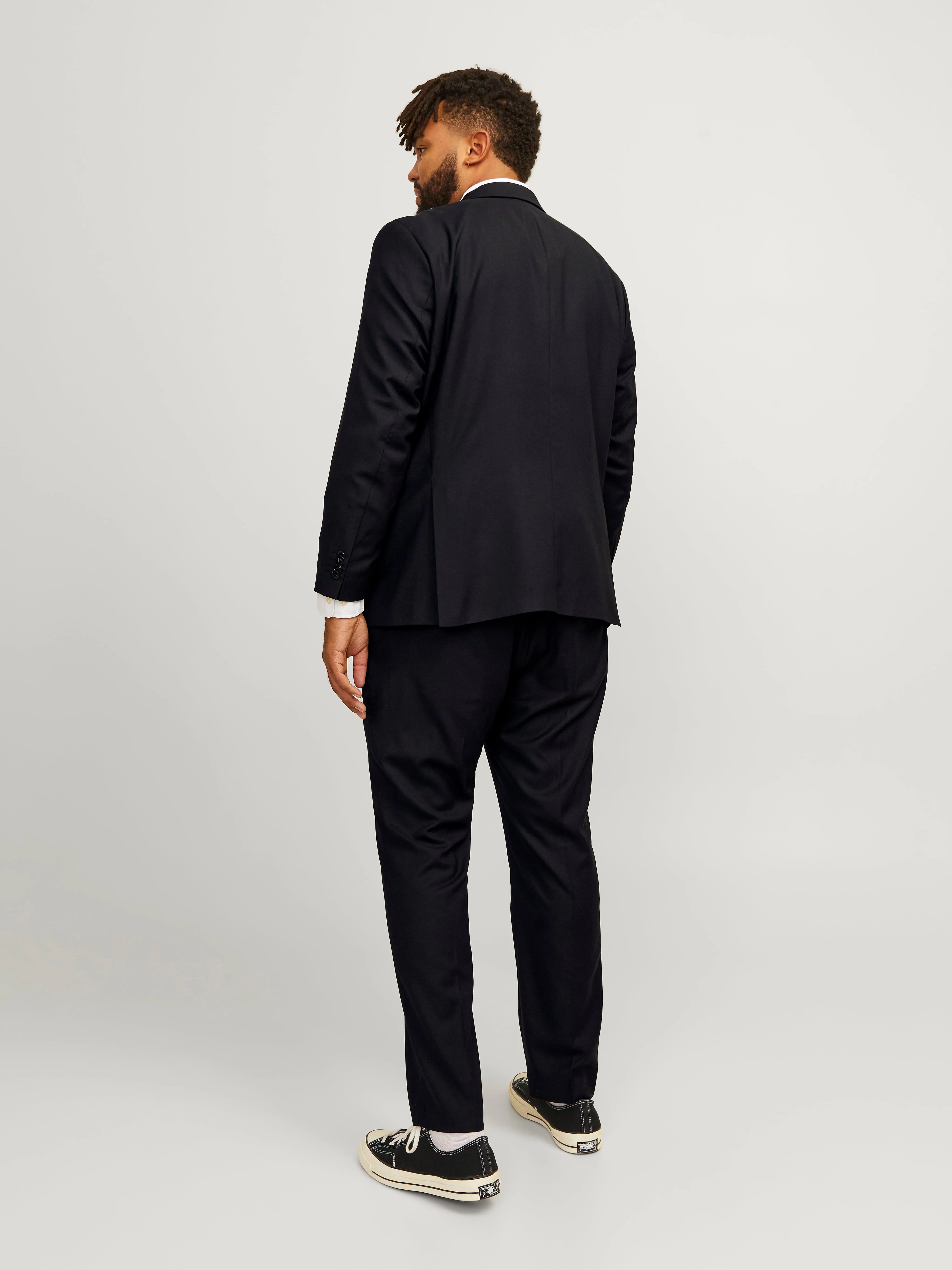 Plus Pantalones de vestir Corte slim | Negro | Jack & Jones®