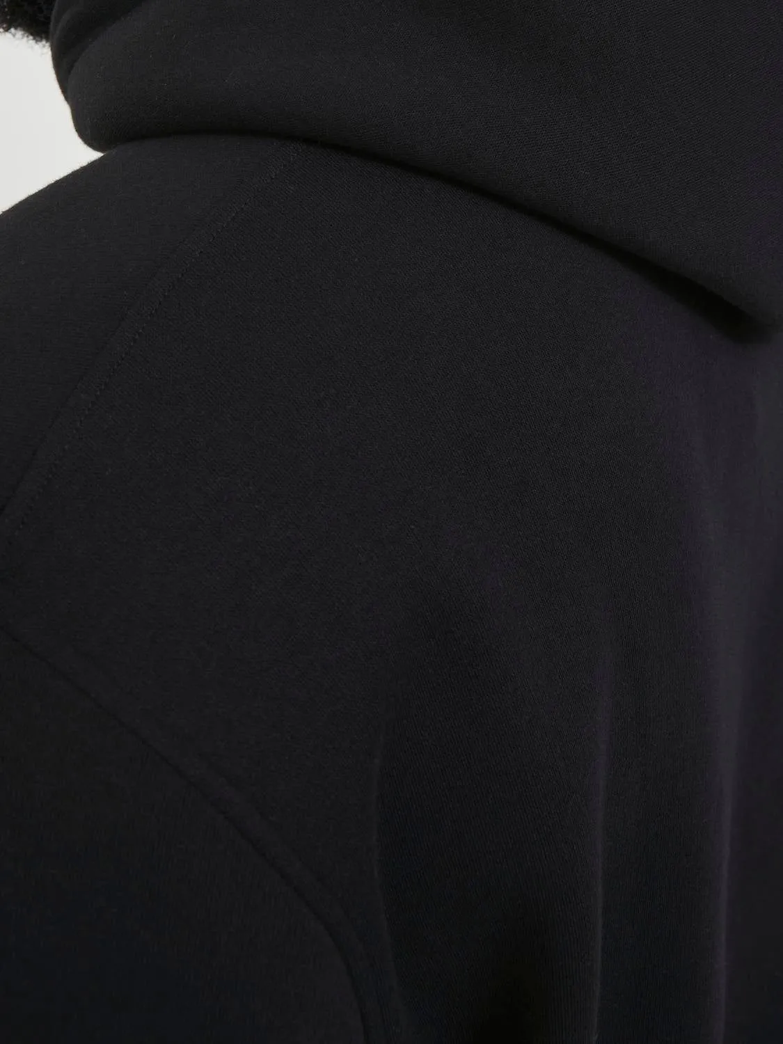 Plus Sudadera con capucha Estampado | Negro | Jack & Jones®