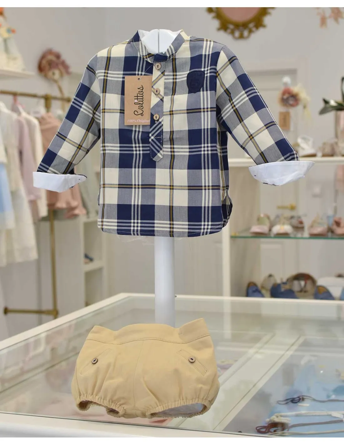 Rana y Camisa Niño Colección Teddy de Lolittos