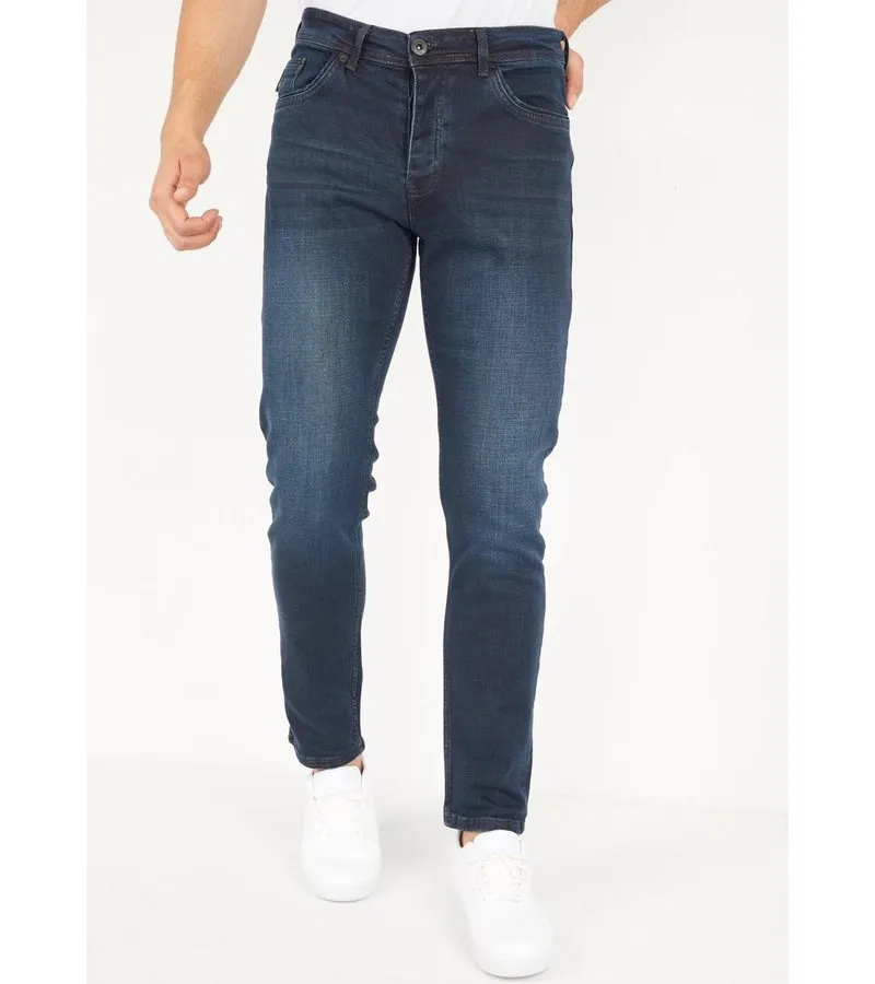 REGULAR FIT JEANS ANCHOS PARA HOMBRE  DP11  AZUL