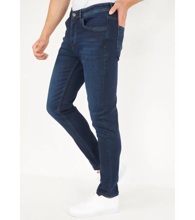 REGULAR FIT JEANS ANCHOS PARA HOMBRE  DP11  AZUL