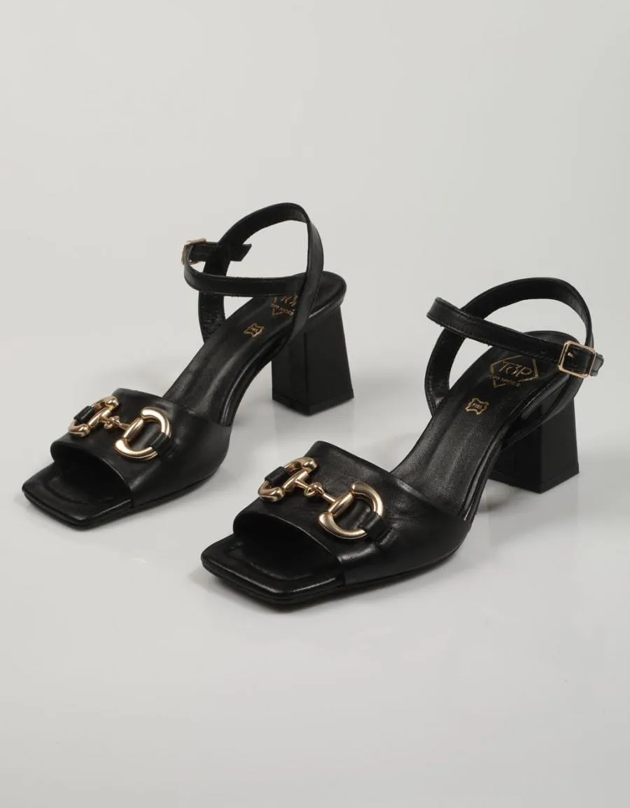  sandales TOP 3 23377 en Noir 81891